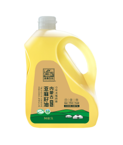 内蒙古冷榨亚麻籽油5L