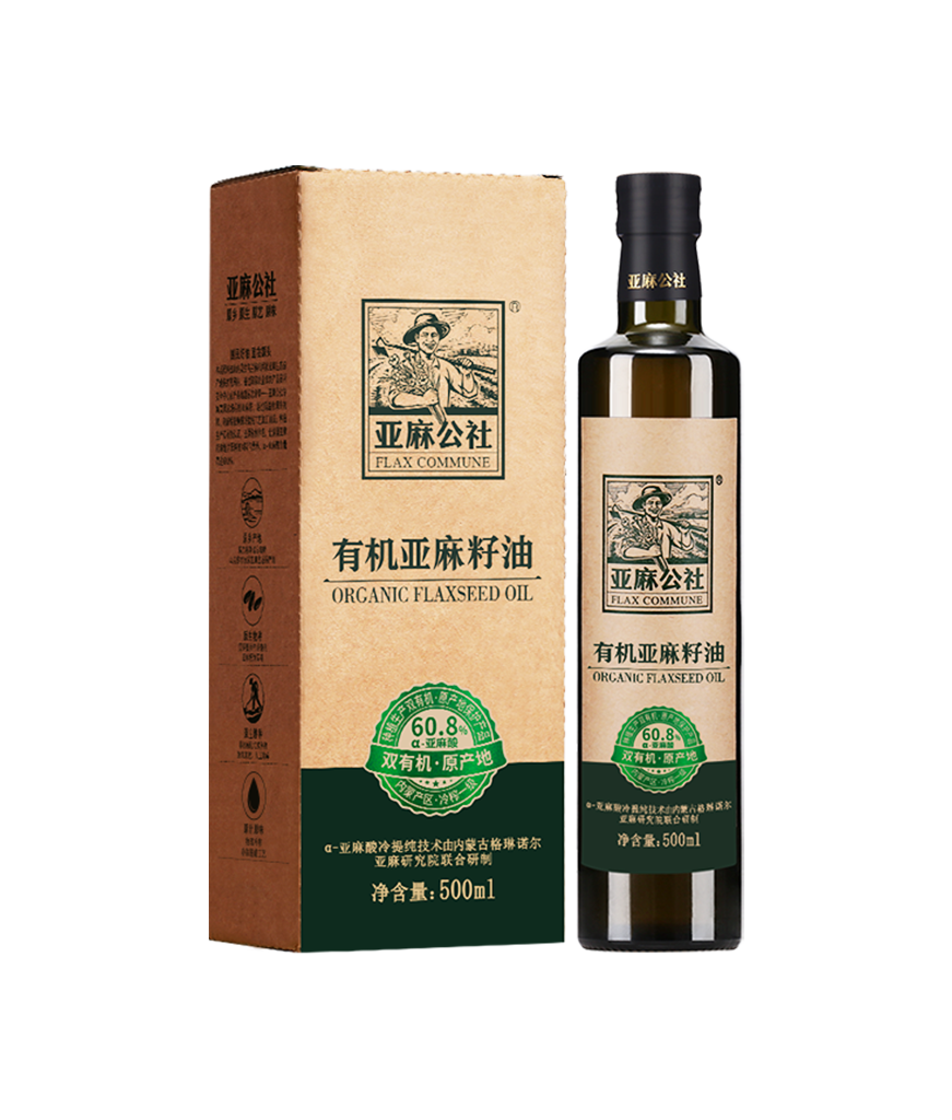 有机亚麻籽油500ml