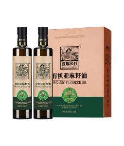 有机亚麻籽油500ml礼盒