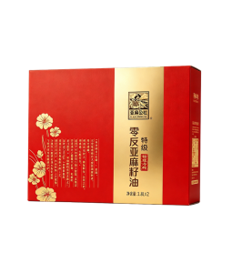 0反特级亚麻籽油1.8L礼盒